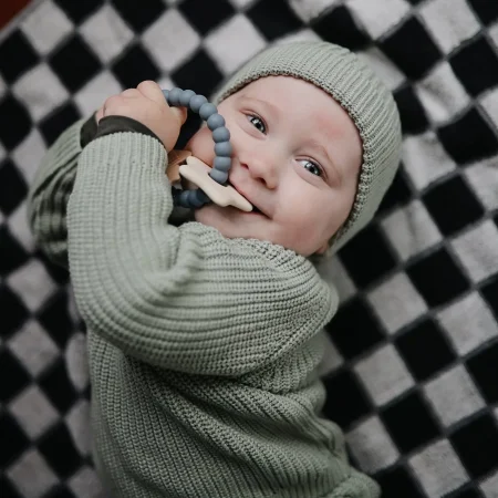 πύραυλος αστροναύτης Δαχτυλίδι οδοντοφυΐας Mushie αστερι itsababybox.gr