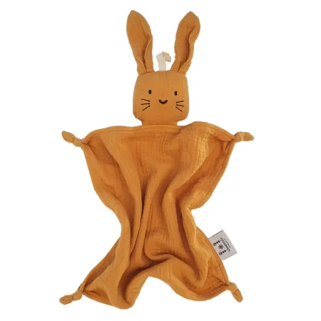 Summerville Organic Πανάκι Παρηγοριάς από Οργανικό Βαμβάκι Cuddly Rabbit orange babybox
