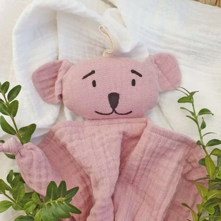 Summerville Organic Πανάκι Παρηγοριάς από Βιολογικό Βαμβάκι Cuddly Koala pale mauve babybox