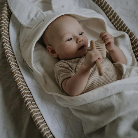 My Memi Χαλαρωτική Βρεφική Βούρτσα Μαλλιών με Φυσικές Τρίχες babybox.gr