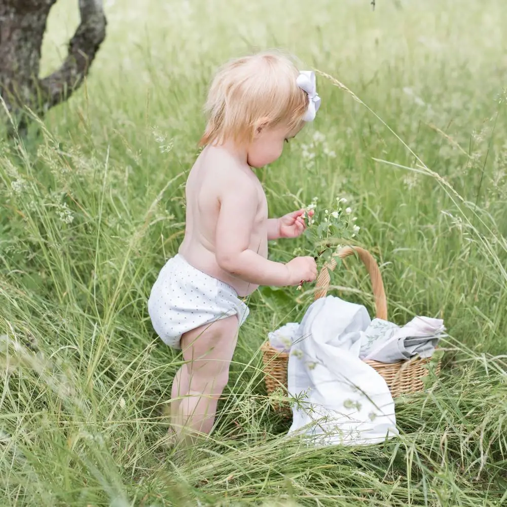 Summerville Μουσελίνα από Οργανικό Βαμβάκι White babybox.gr