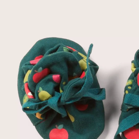 Little Green Radicals Αντιολισθητικά βρεφικά παπουτσάκια Vegetable Patch baby box