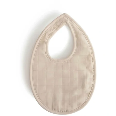 Mushie Σαλιάρα από Οργανικη Μουσελίνα Fog baby box