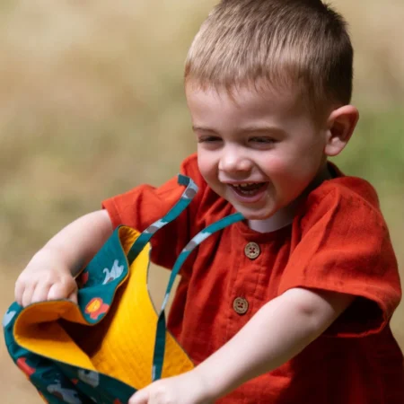 Little Green Radicals Καπελάκι Ηλίου Διπλής όψης Wild baby box