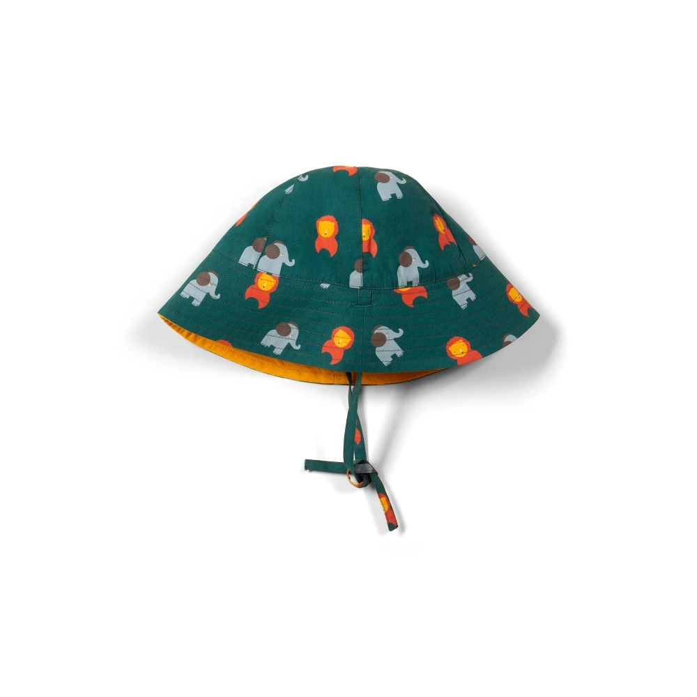 Little Green Radicals Καπελάκι Ηλίου Διπλής όψης Wild baby box