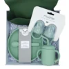 πράσινο Baby Box με αξεσουάρ φαγητού babybox.gr